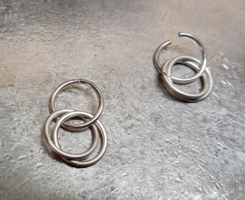 Judy Larson's Mobius Rings - , Findings & Components, Toggles & Clasps, Earwire & Headpin, Butane Torch, Soldering, Solder, mobius rings